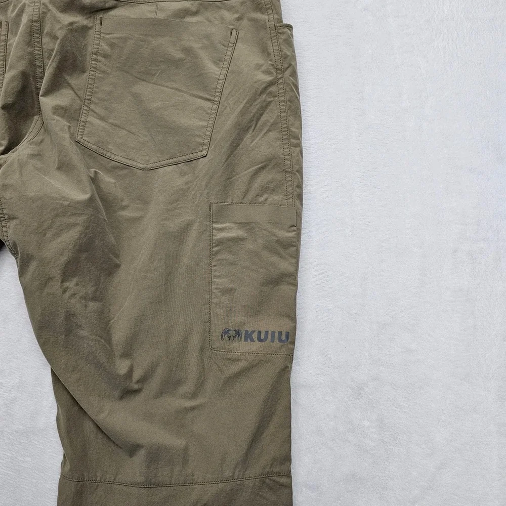 KUIU Bridger Pants Mens 42x32 Khaki Performance Technical Stretch Hiking Hunting